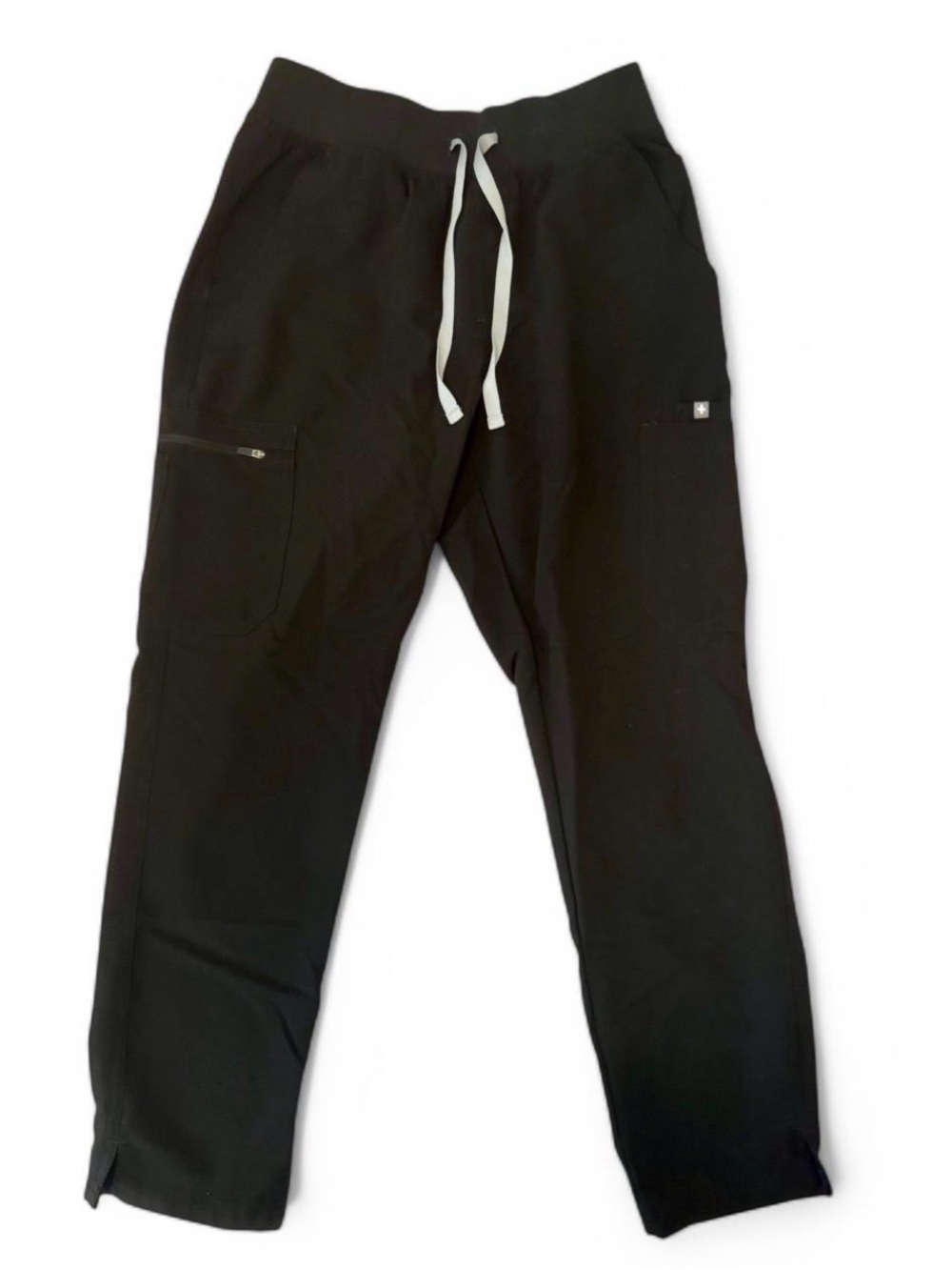 Figs Black Scrub Bottom Petite